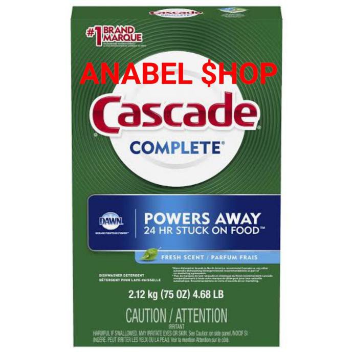 Ready...Ready...Ready...] Cascade Dishwashing Powder Dishwasher Detergent Fresh Scent 2.12 Kg