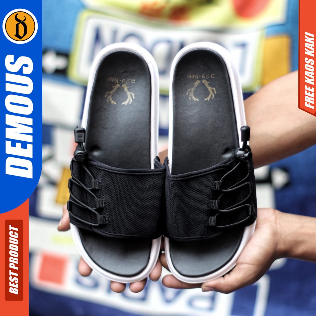 DEMOUS BWO Sandal Pria Sliper Slop Kekinian Murah Distro