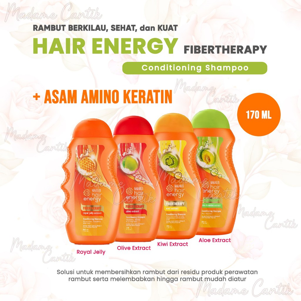 ✿ MADAME ✿ MAKARIZO HAIR ENERGY FIBERTHERAPY CONDITIONING SHAMPOO