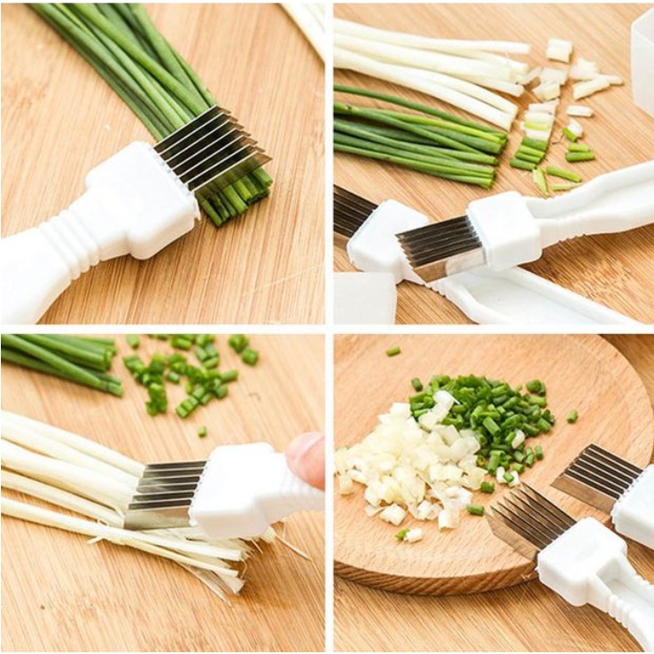 Pisau Pemotong Pencacah Pisau Iris Sayuran Daun Bawang Knife Slicer Cutter Satu7an RT-122-PDB