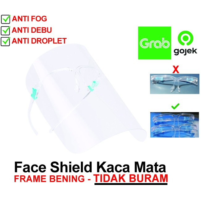 ORBITAL MASK - KACAMATA PELINDUNG WAJAH - FACESHIELD - FACE SHIELD