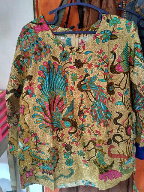Atasan Batik Dolby Dolbi Dobby Doby Tenun Sutra Tulis Halus Katun Atbm Baron ,sarombit Atasan