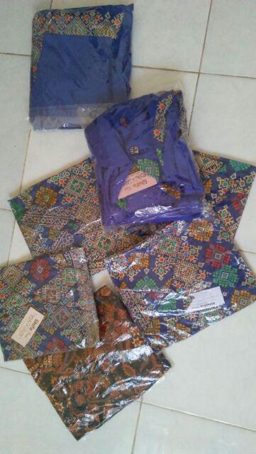 Kemeja Batik Pria Ppbtk07 Modern Lengan Panjang Kasual Modis Trendy Masa Kini M L Xl Asli Pekalongan