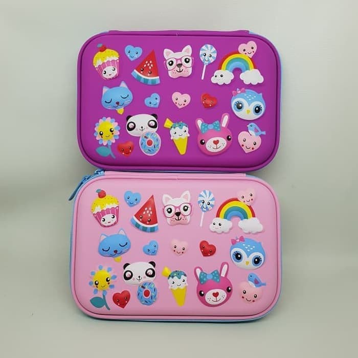 

Tempat Kotak pensil Smiggle Hardcase Ice 3D Waterproof Pencil Case