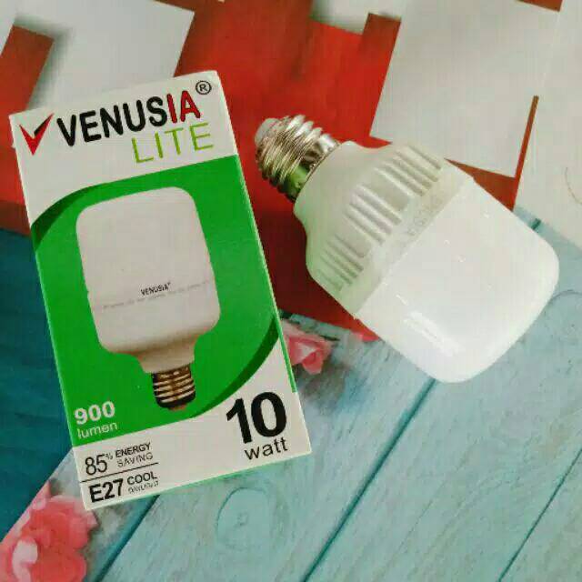 Lampu LED Venusia 10W - Putih Dingin, Hemat Energi, Berdaya Tahan Panjang