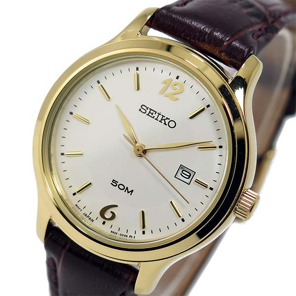 Seiko Ladies SUR790P1 Quartz Gold Polished Case | Jam Wanita SUR 790