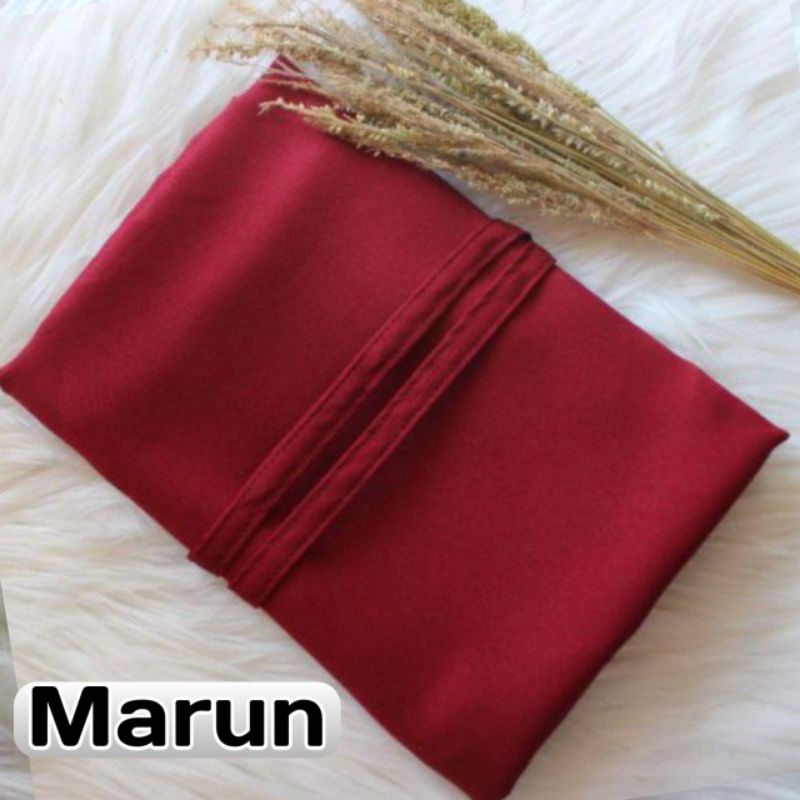 BERGO JUMBO NON PED ANTEM XL / JILBAB HIJAB SYARI JUMBO WOLFIS-Maroon