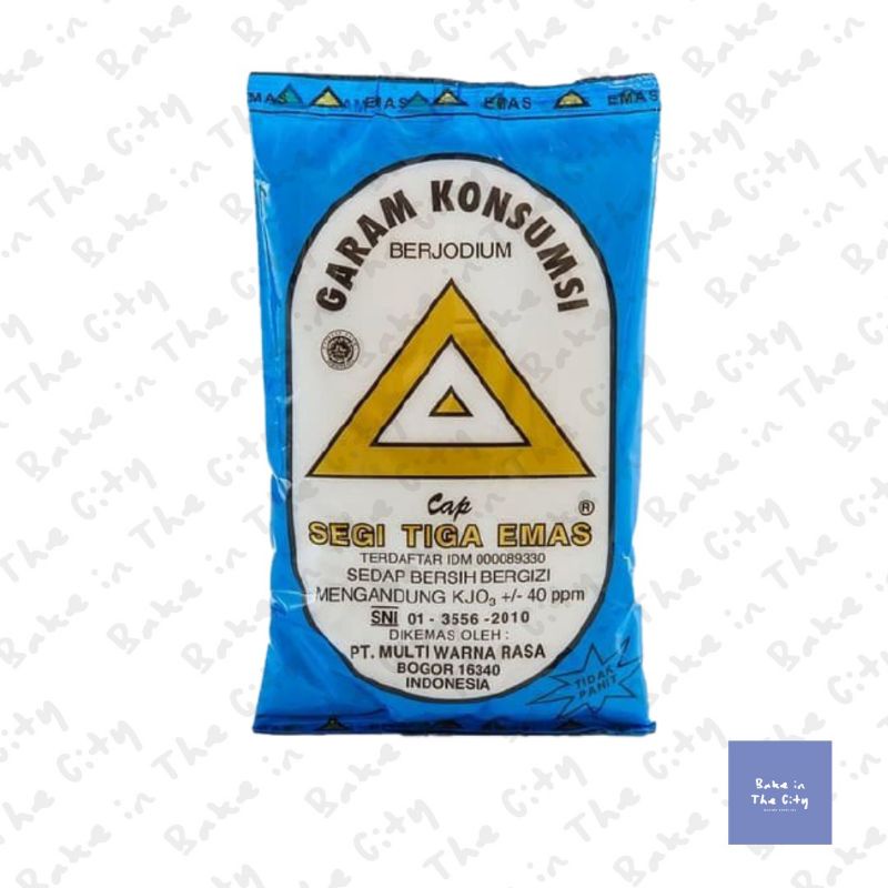 

Garam Halus Cap Segitiga Emas - 250g