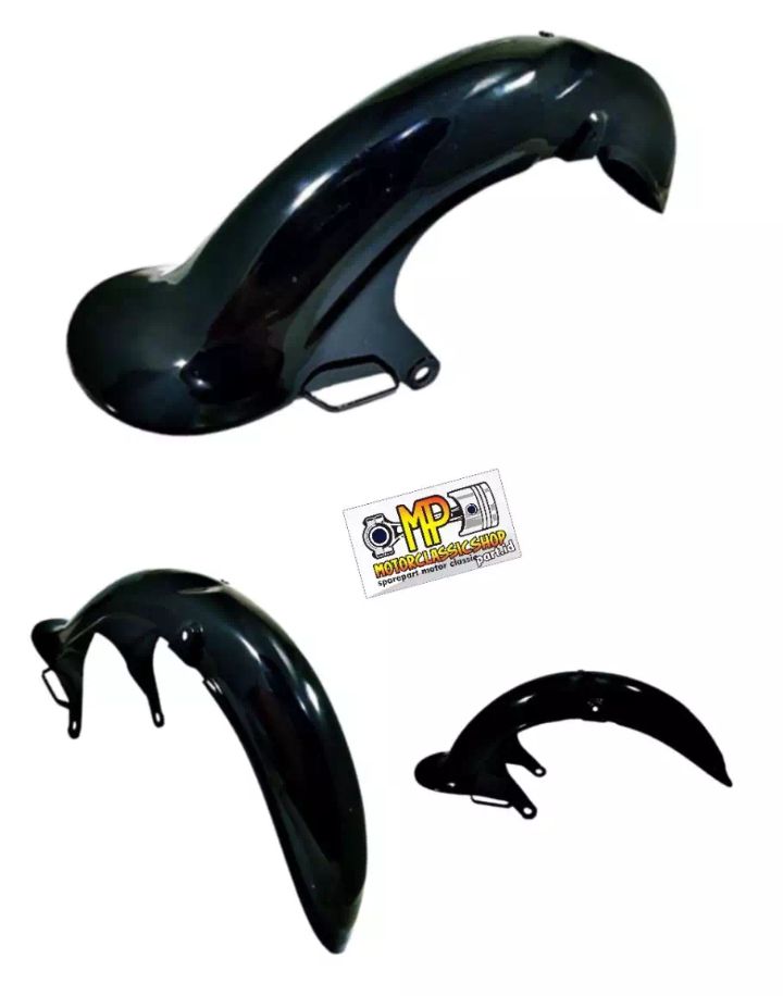 SPAKBOR DEPAN C70 C50 CAT HITAM PRES