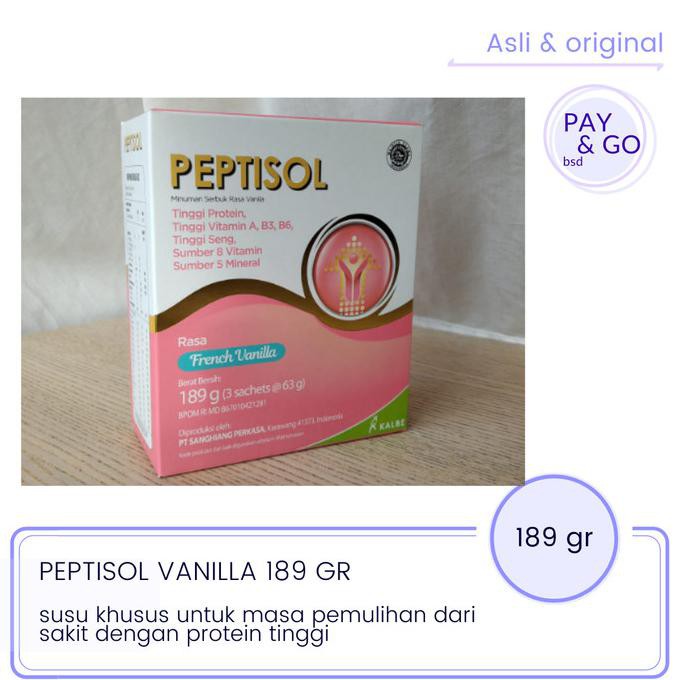 

[[BISA COD]] SUSU NUTRISI PEPTISOL 190GR - UNTUK OPERASI, STROKE, LUKA BAKAR,TRAUMA