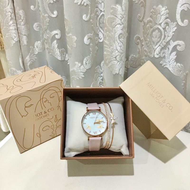MILLIOT & CO LILY WATCH SET