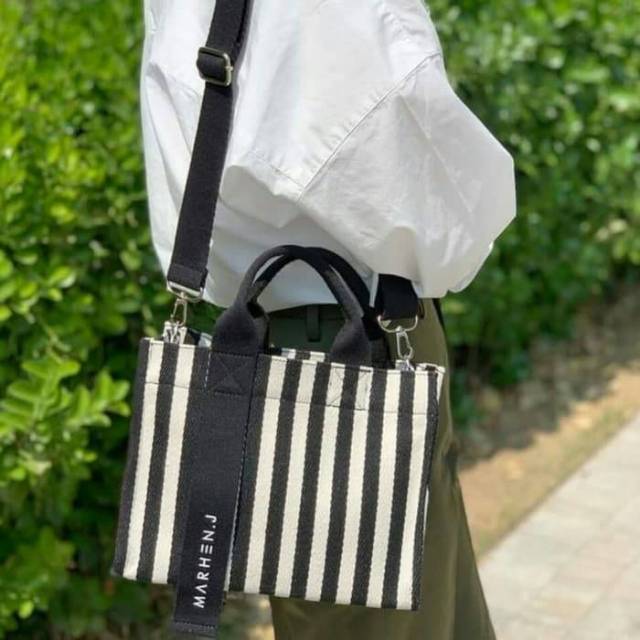 Marhen J. Rico Mini Stripe Black