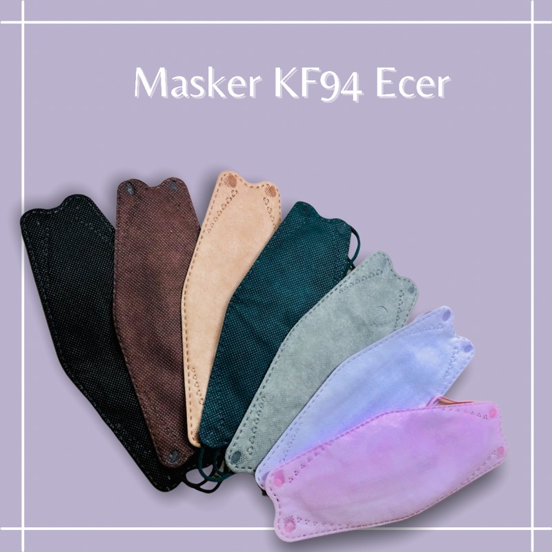 Masker KF94 Warna 4 Lapis  Masker Kf Murah Masker Kf Warna Warni