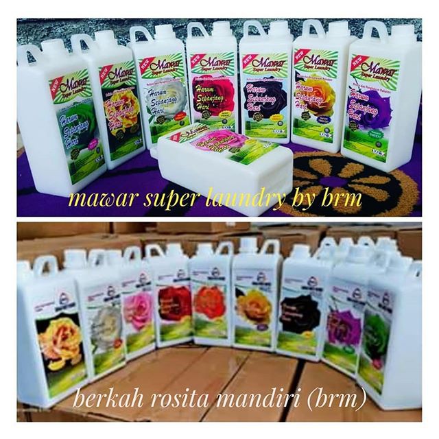 Pewangi dan pelicin setrika Berkah Rosita Mandiri / BRM