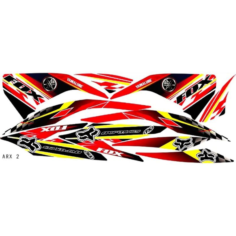 Striping Aerox 155 Variasi Yamaha Sticker Stiker Skotlet Lis Motor Lis Body Lis
