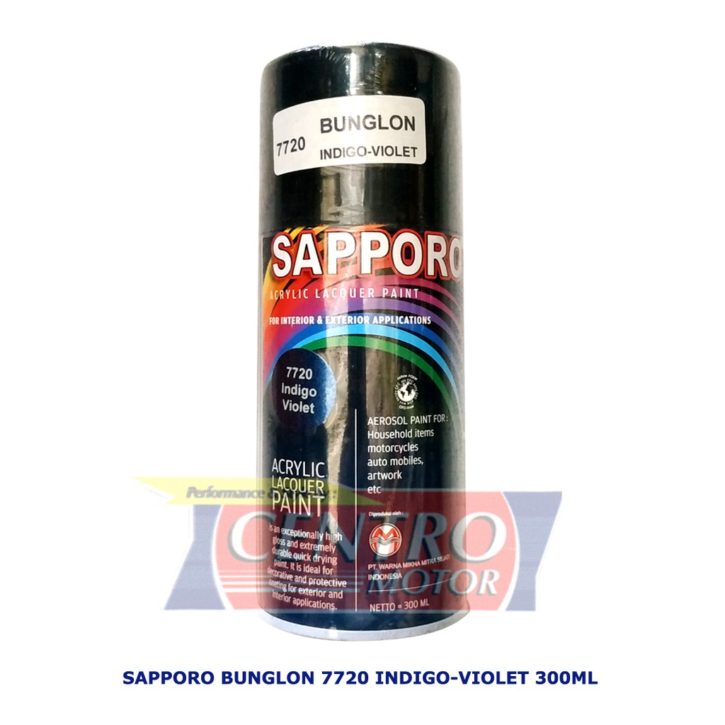 SAPPORO BUNGLON 7720 INDIGO VIOLET Cat Semprot