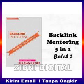 ECOURSE BACKLINK MENTORING 3IN1 ZIDNIDIGITALOFFICIAL