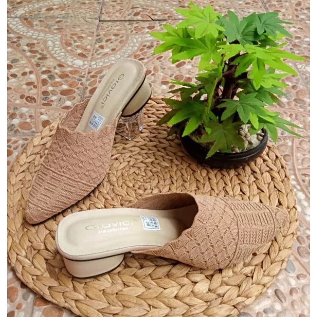 SANDAL WANITA RAJUT IMPORT 5CM/SANDAL WANITA 5CM / COCOD.IDN