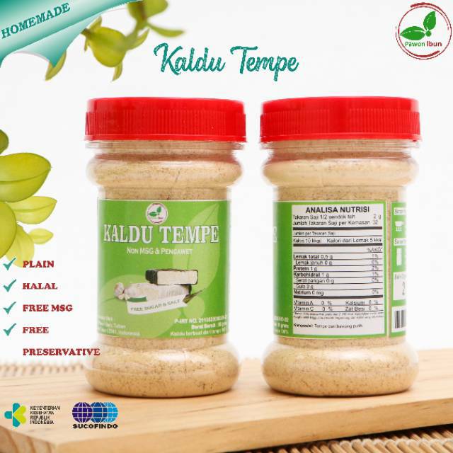 Kaldu Tempe Pawon Ibun Non Gula Garam