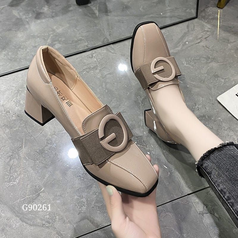 High Block Slop Shoes Korea G90261