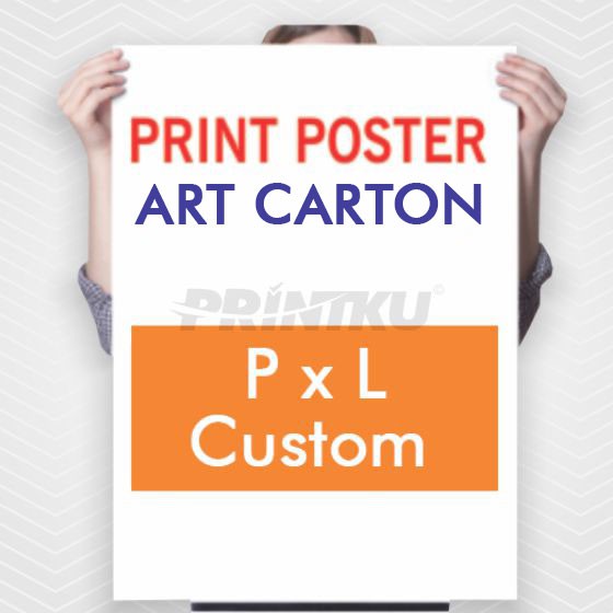 Print UV Poster Art Paper Carton 210 230 260 310 Gsm Custom