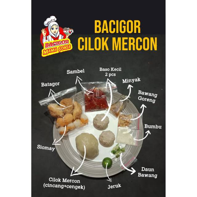 

Bacigor mama sonia (cilok merecon)