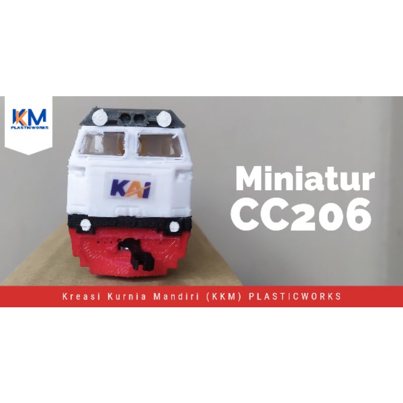Miniatur Kereta Api Lokomotif CC206 Skala 1:76