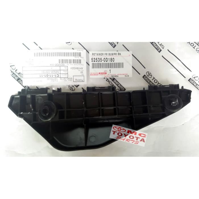 Support Bracket Breket Bumper Depan Kanan New Yaris 52535-0D180