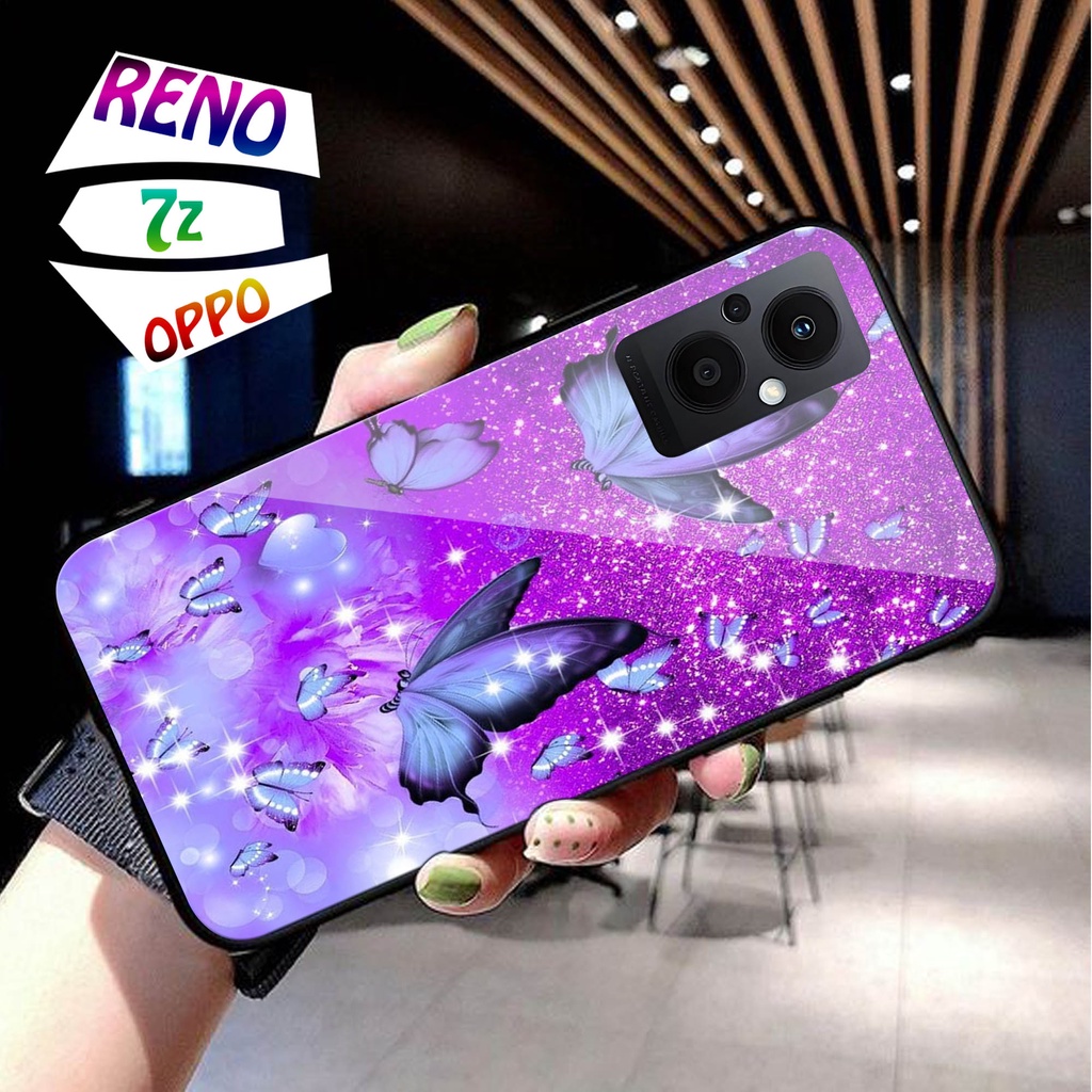 Softcase Kaca Oppo Reno 7 RENO 7Z  - Casing Hp Oppo Reno 7 RENO 7Z  - Case Hp Oppo Reno 7 RENO 7Z [H