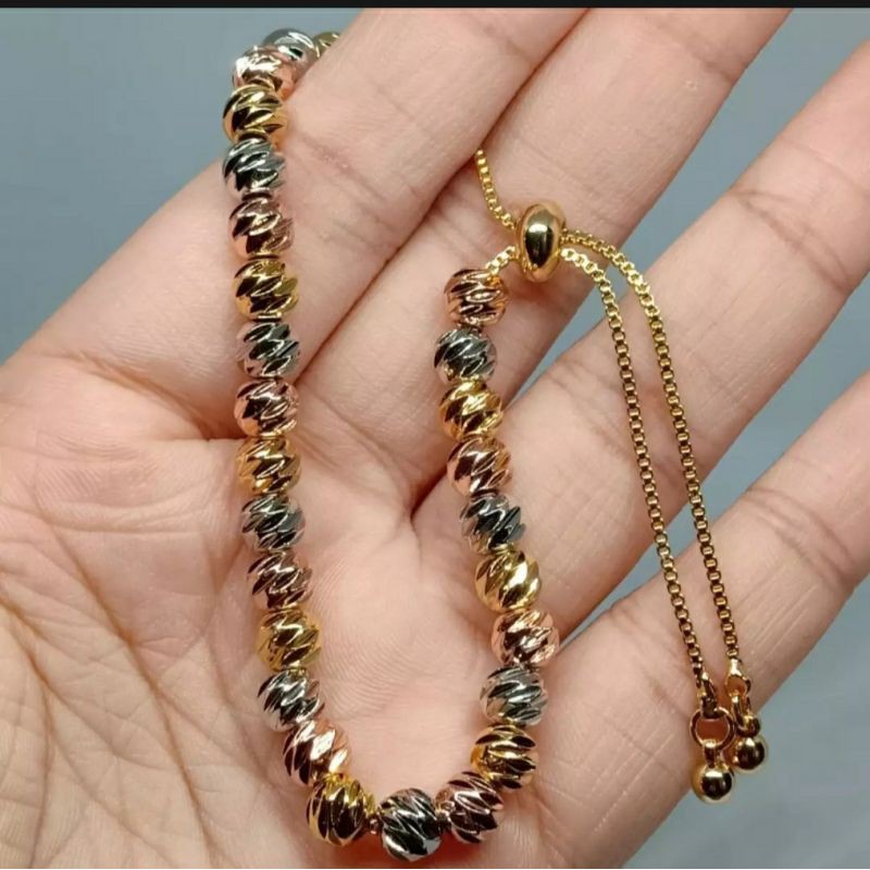 Gelang serut asli titanium mewah