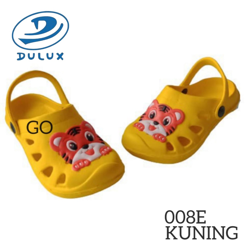 sogo DULUX 008E TIGER Sandal Baim Anak Perempuan Karakter Tiger Awet Tahan Air Hujan Karet Lentur Ringan Sepatu Naik Gunung Motif TIGER