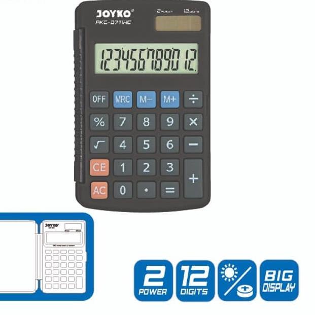 

Calculator Kalkulator Joyko PKC-0711HC 12 Digits ¢