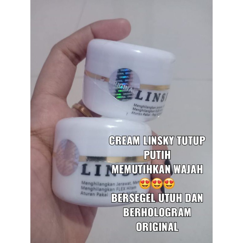 LINSKY PUTIH ORIGINAL 1000% BERHOLOGRAM BERSEGEL