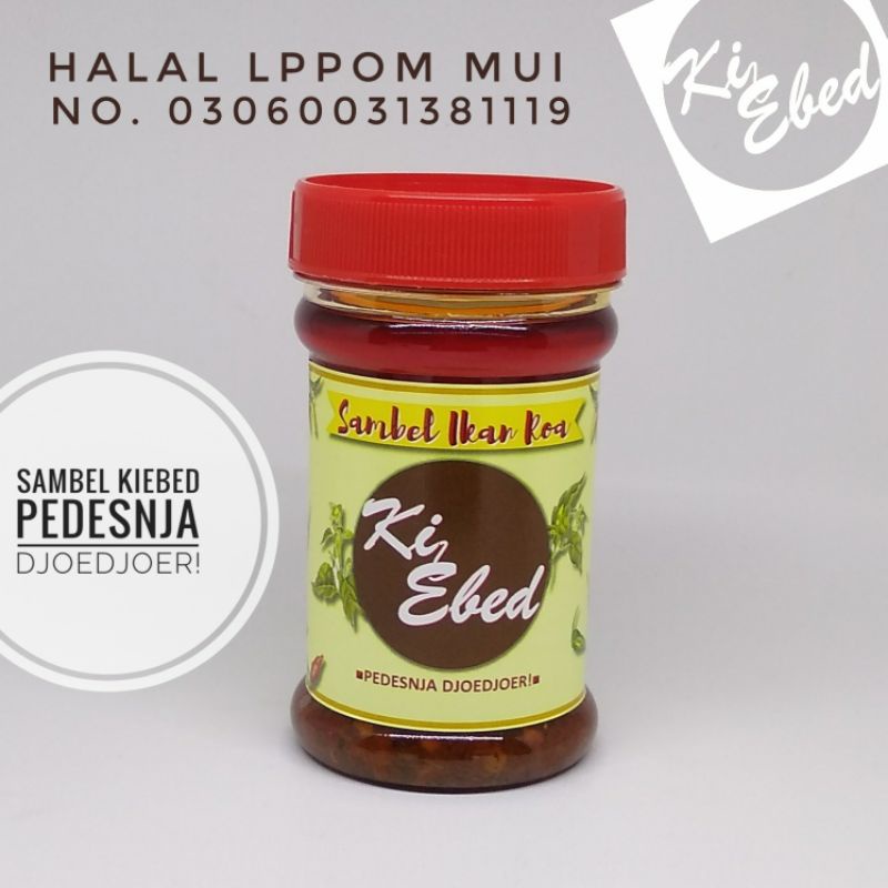 

Sambal Ikan Roa KiEbed, Berat Bersih (isi) 140Gram