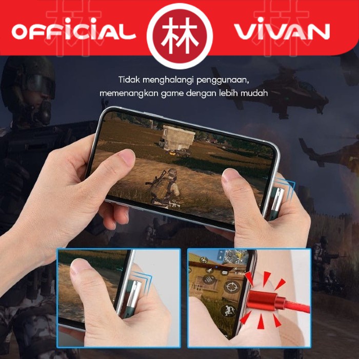 Vivan BWL100S Data Cable Lightning Elbow Gaming Quick Charge 2.4A