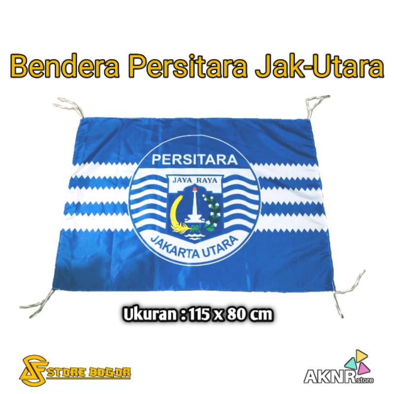 Bendera Persitara Jakarta Utara flag besar termurah
