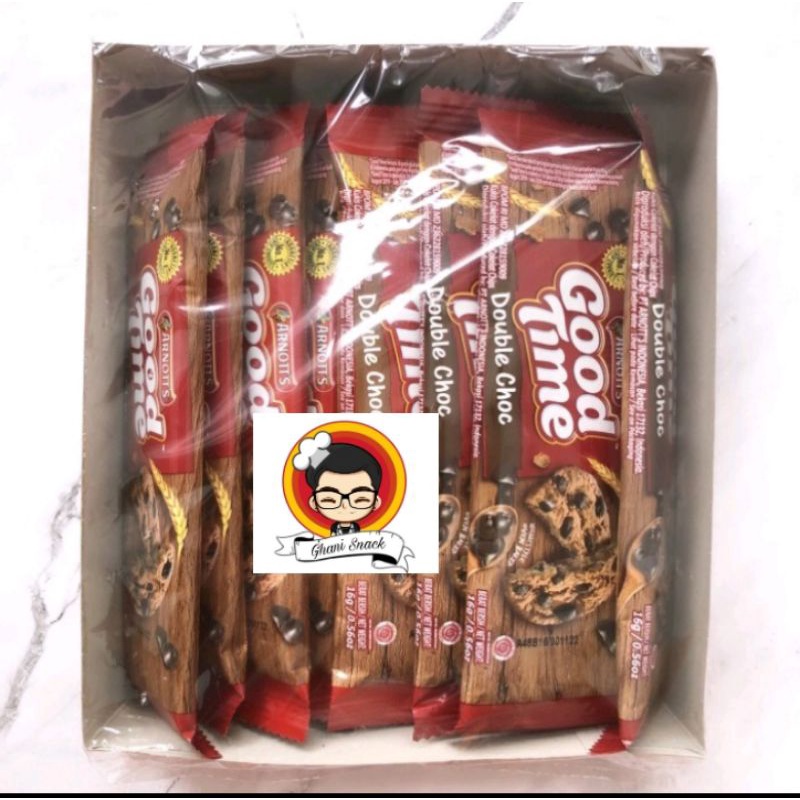 

Arnott's Goodtime 1 Pak isi 12x16gr - double choco nikmat