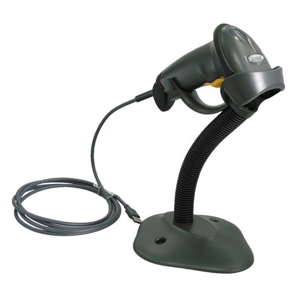 BARCODE SCANNER 1D ZEBRA SYMBOL LS2208 WITH STAND