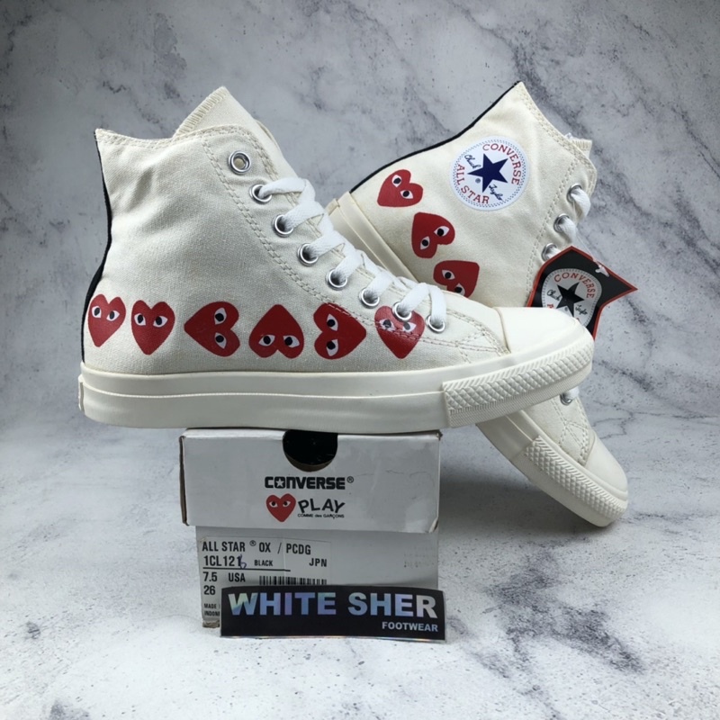converse x cdg multi heart