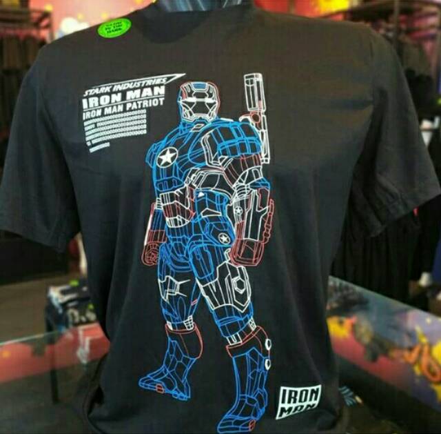 Kaos Iron Man Original Azura Superheroes