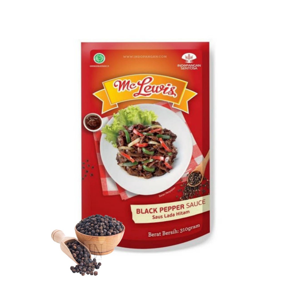 Jual Mc Lewis Black Pepper Sauce 310gr Shopee Indonesia