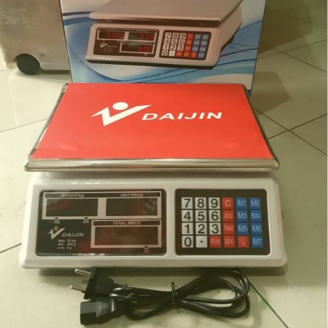 TIMBANGAN DAIJIN DUDUK BUAH LAUNDRY DIGITAL 30KG