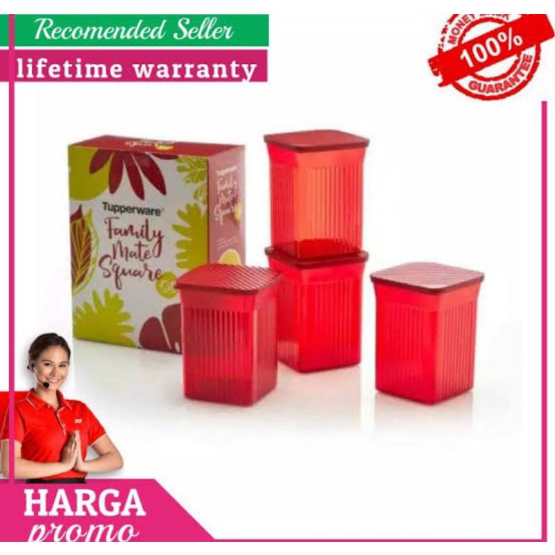 Family Mate Square Red (4)