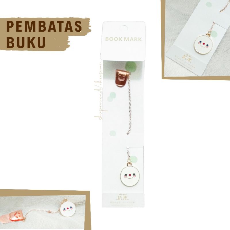 

Bookmark / Pembatas buku rantai mini kreatif / Cute Chain Pendant Book Markers / Japan Book Markers