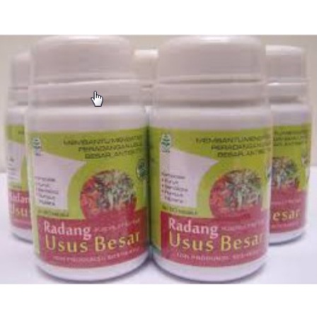 Kapsul Obat Herbal Kapsul Radang Usus Besar Origina Ampuh Mengobati Radang Usus Besar Dan Gangguan Lambung jaminan 100% Original