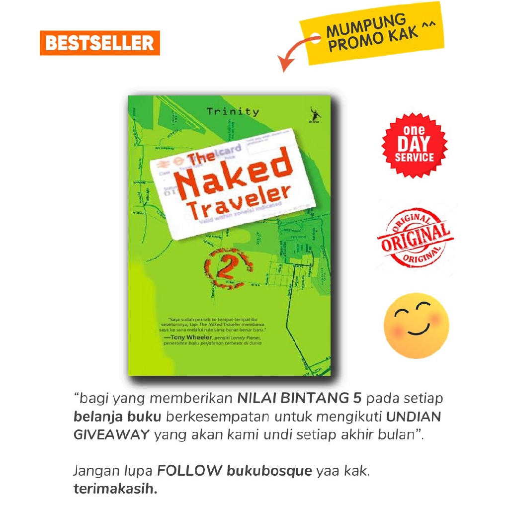 Jual Buku Cerita The Naked Traveler B First Trinity Shopee