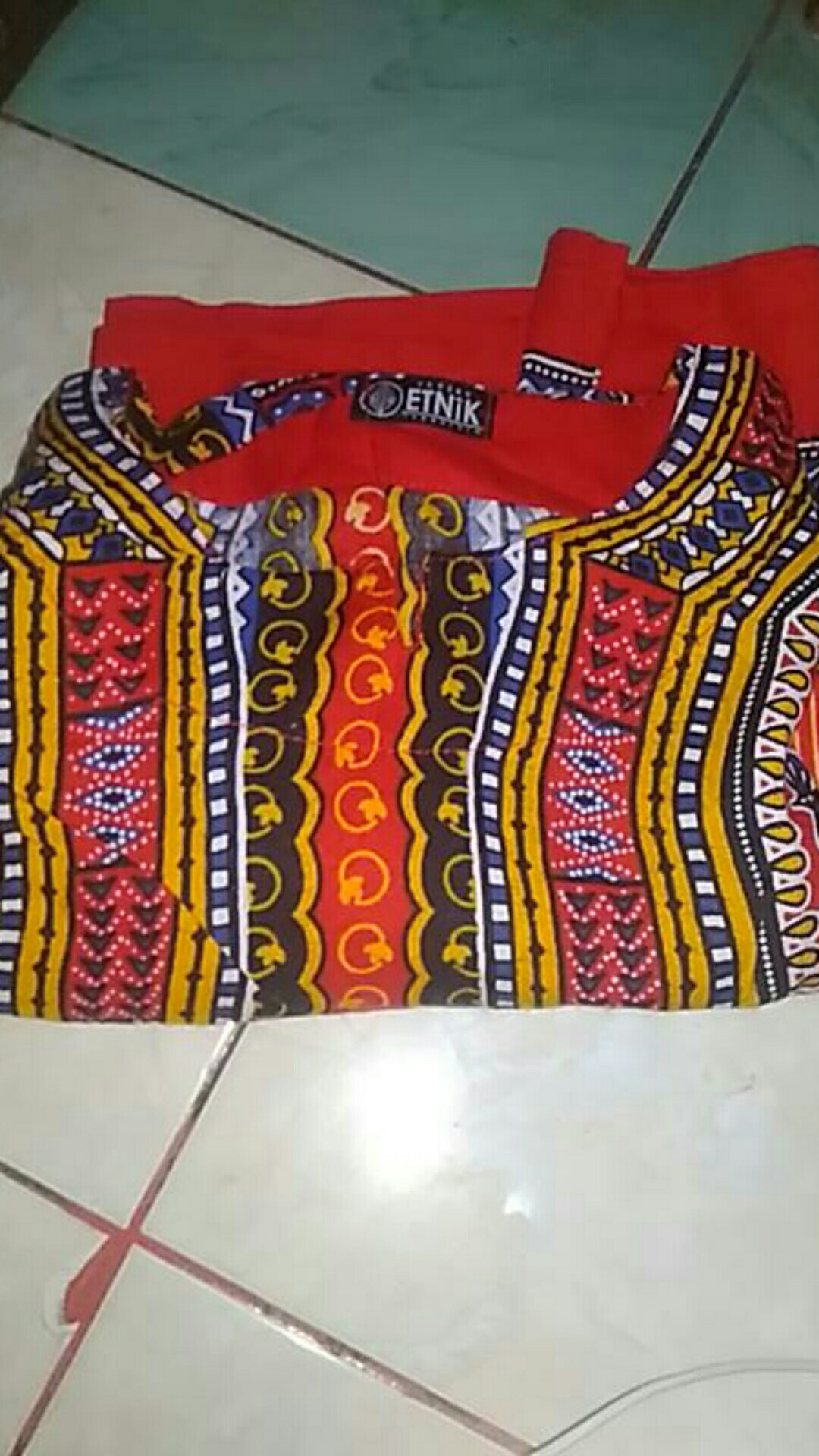 Baju Etnik Kaos Etnik Dashiki Bohemian Style All Size Pria Wanita Dasar Warna