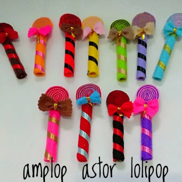 Amplop lolipop astor / amplop lebaran / amplop kekinian