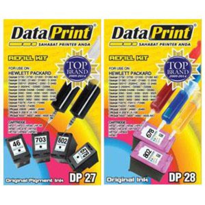 Tinta Suntik Data Print Black Or Colour Untuk Semua Merk Canon Dll Shopee Indonesia