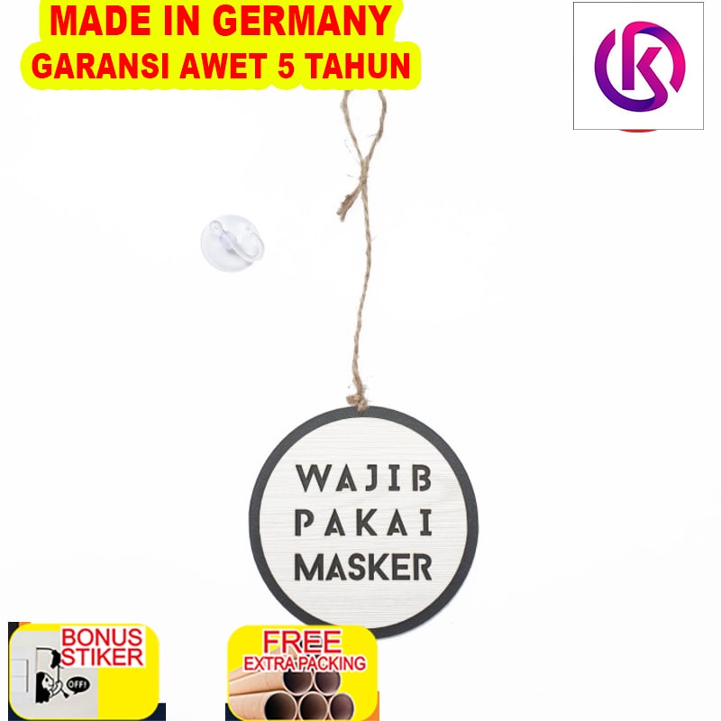 

Grosir Gantungan Sign Cafe - WAJIB PAKAI MASKER - BULAT BONUS KOP KACA